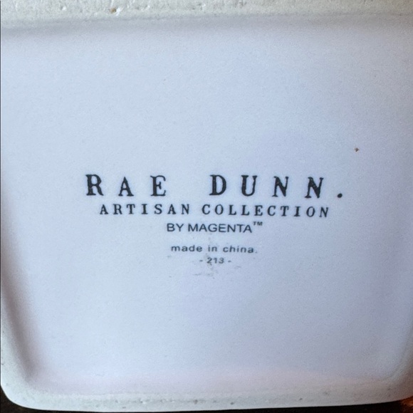 Rae Dunn Black Ceramic Holder with Multicolor Patterned Scissors/ post it notes - Picture 3 of 3